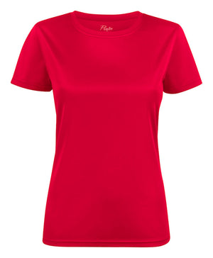 Run T-shirt Dame, Rød - PRINTER 2264026