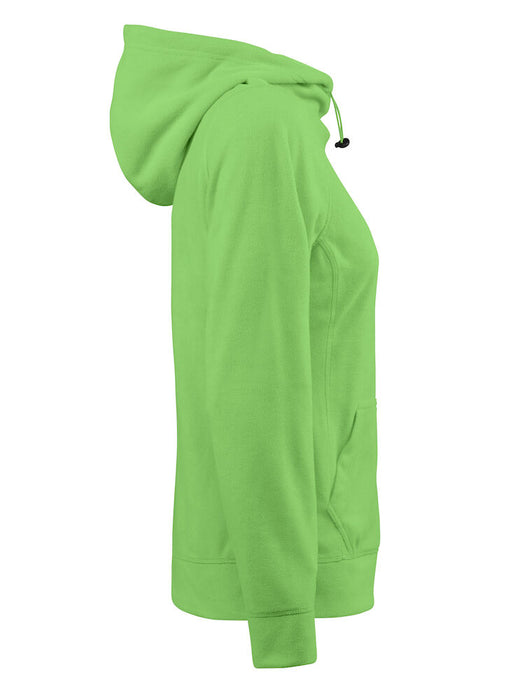 Mikrofleece Hættesweater Dame, Lime - PRINTER 2261511