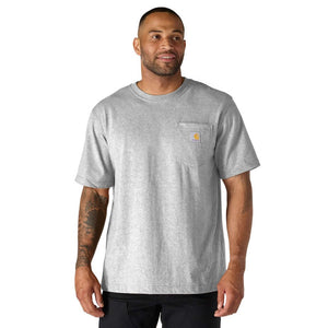 T-shirt, Herre, Heather Grey - Carhartt 103296 - 034