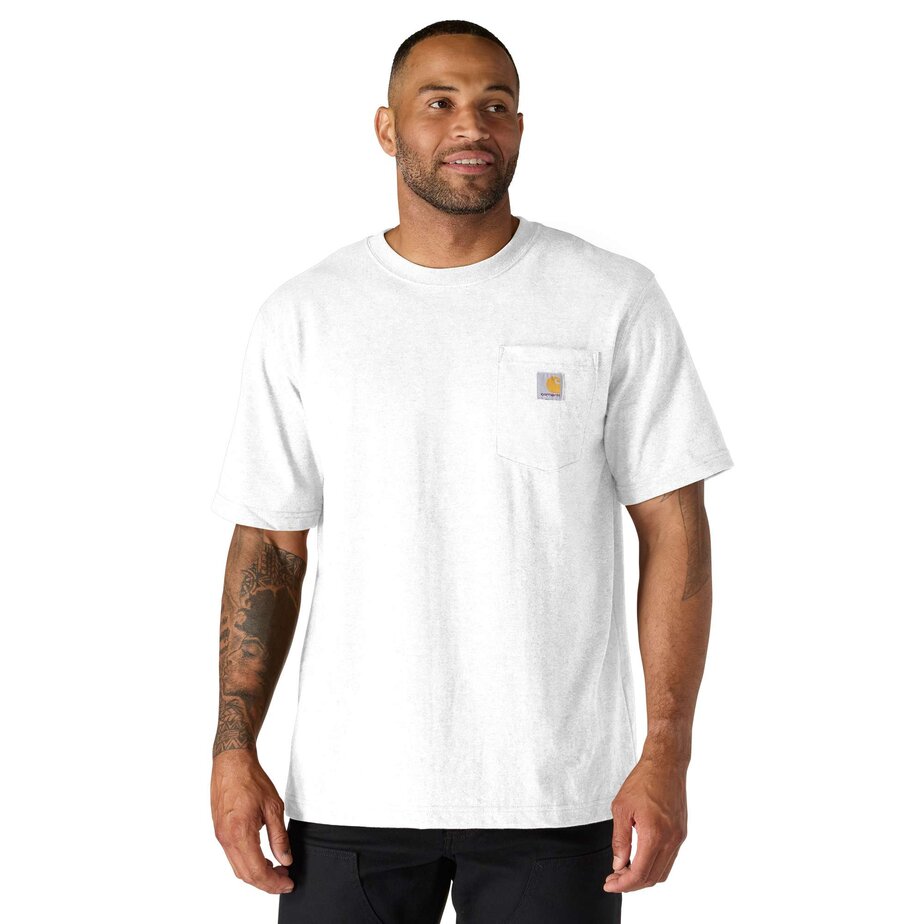 T-shirt, Herre, Hvid - Carhartt 103296 - 100