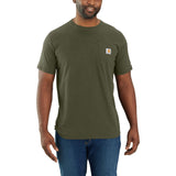 Carhartt Force T-shirt, Basil Heather, Herre - 106652