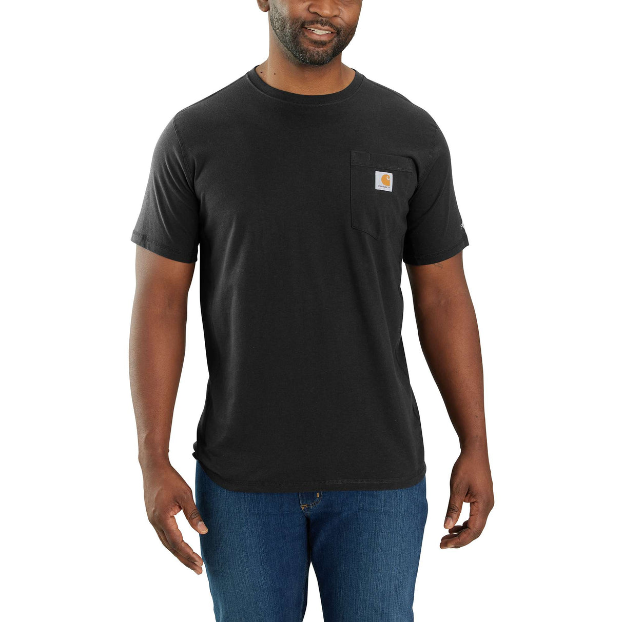 Carhartt Force T-shirt, Sort, Herre - 106652