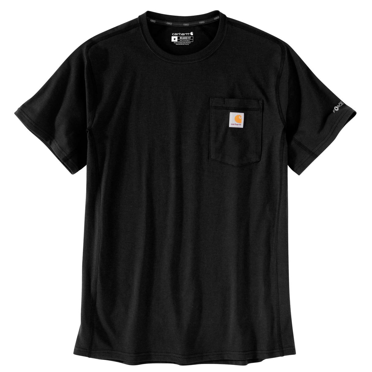 Carhartt Force T-shirt, Sort, Herre - 106652