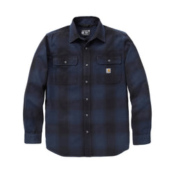 Bomulds Flannelskjorte, Deep Smoke Blue, Carhartt 107013