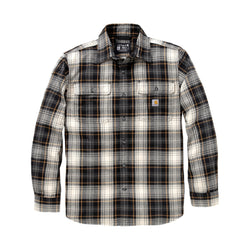 Bomulds Flannelskjorte, Sort, Carhartt 107013