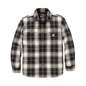 Bomulds Flannelskjorte, Sort, Carhartt 107013