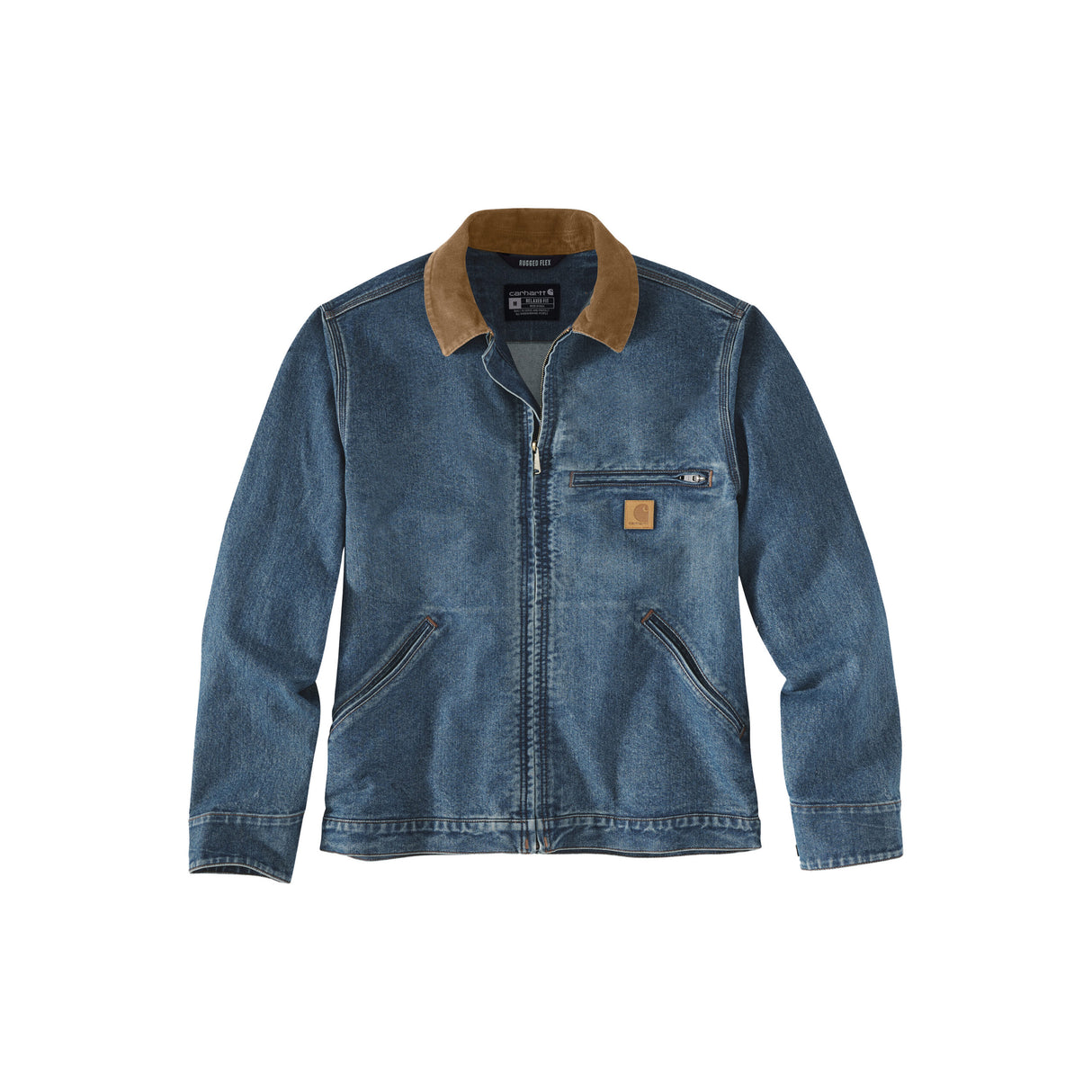 Denim Detroit Jakke, Blå, Carhartt 107327