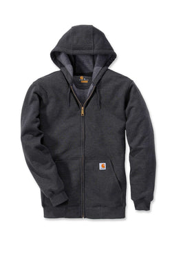 Hættetrøje Med Lynlås, Carbon Heather - Carhartt K122