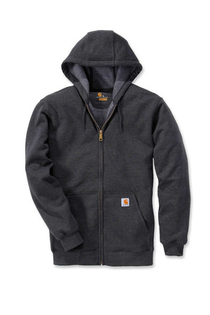 Hættetrøje Med Lynlås, Carbon Heather - Carhartt K122