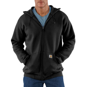 Hættetrøje Med Lynlås, Sort - Carhartt K122