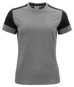 Prime T-shirt Dame, Grå/Sort - PRINTER 2264031