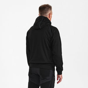 X-treme softshelljakke med hætte, Sort - Herre - Engel Workwear - 1361-207-20