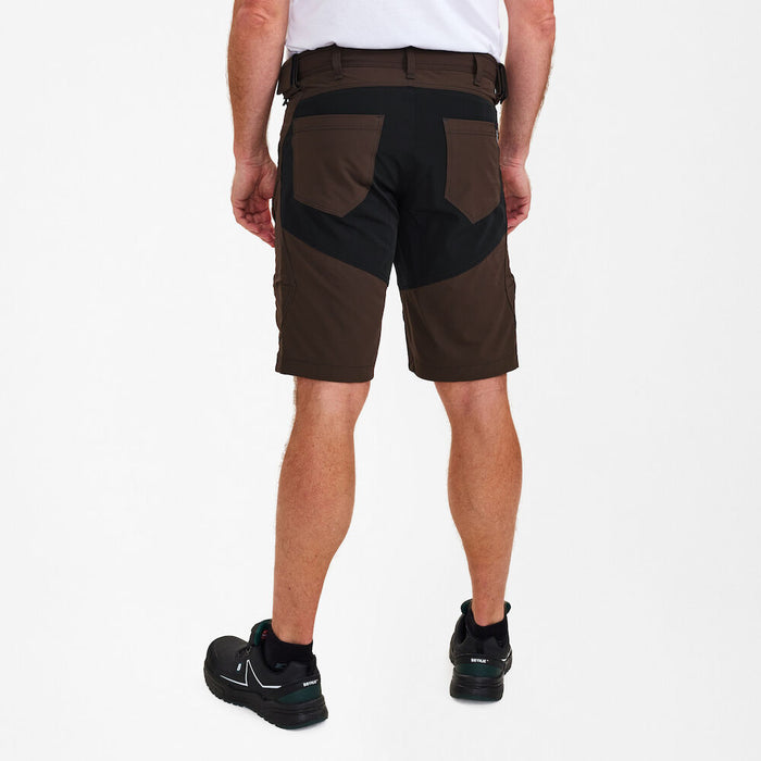 X-treme håndværkershorts med 4-vejs stræk, Herre, Mokkabrun - Engel Workwear - 6366-317-167