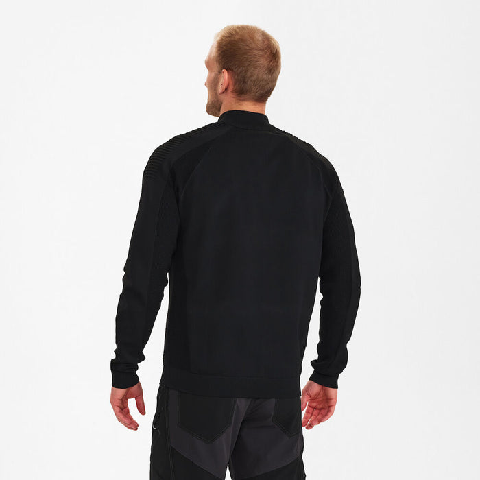 X-treme strikket cardigan, Sort - Herre - Engel Workwear - 8378-610-20