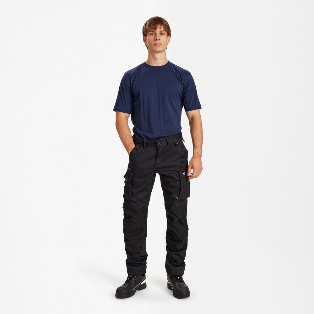 X-TREME Stretch arbejdsbukser, Sort, Engel Workwear 0360-186