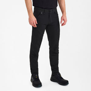 X-treme servicebukser med 4-vejs stræk, Sort - Herre - Engel Workwear - 2368-317-20