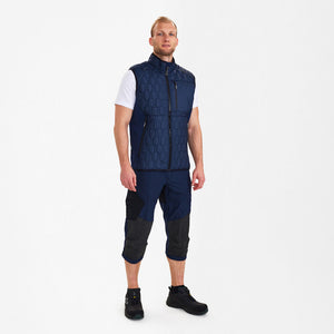 X-treme quiltet vest, Blue Ink - Herre - Engel Workwear - 5370-604-165
