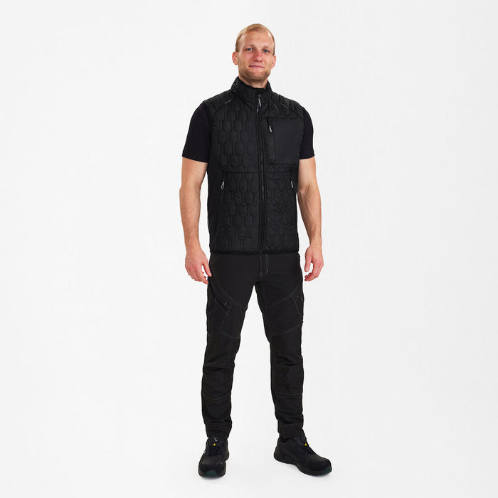 X-treme quiltet vest, Sort - Herre - Engel Workwear - 5370-604-20