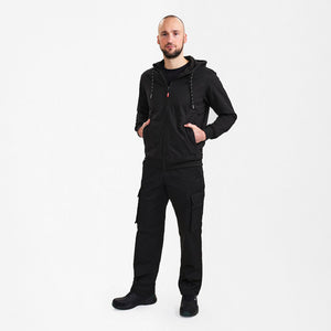EXTEND Cardigan, Sort, Engel Workwear 8019-250