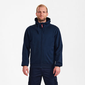 Extend sweatshirt med hætte, Blue ink - Herre - Engel Workwear - 8023-233-165