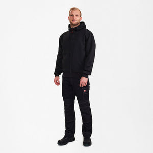 Extend sweatshirt med hætte, Sort - Herre - Engel Workwear - 8023-233-20