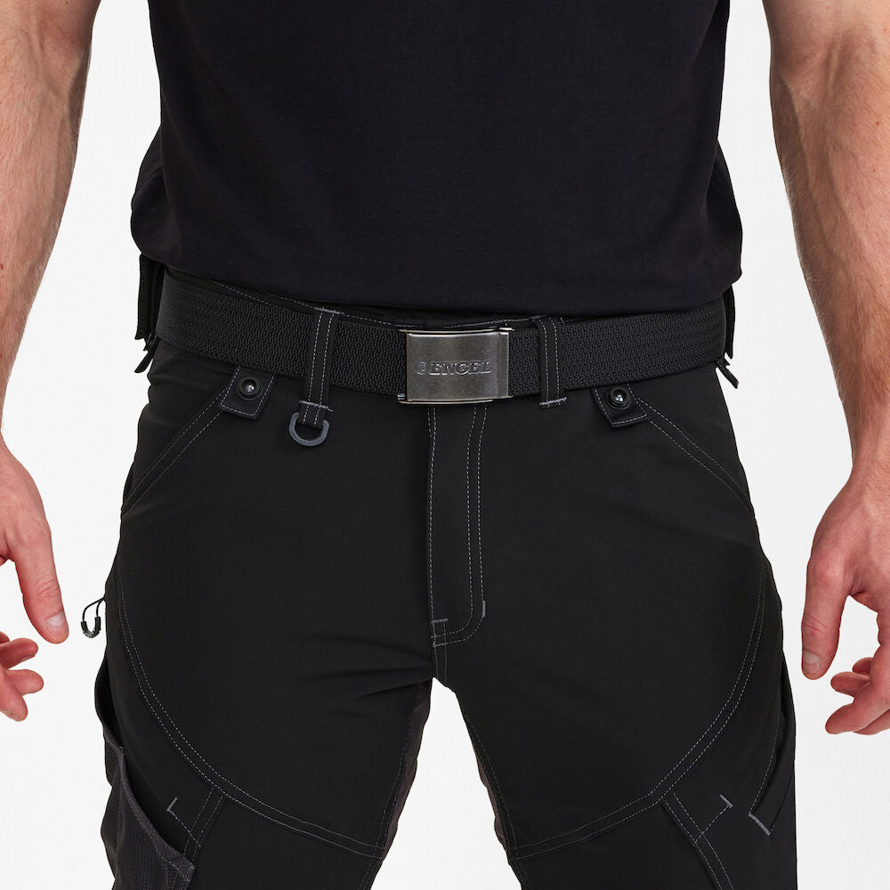 Stretchbælte, Sort, Engel Workwear 9008-5