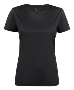 Run T-shirt Dame, Sort - PRINTER 2264026