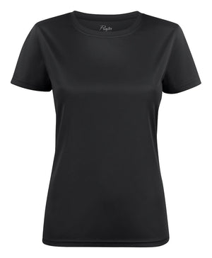 Run T-shirt Dame, Sort - PRINTER 2264026