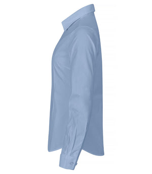 Dame Stretch Shirt, Lys blå - Clique 027961