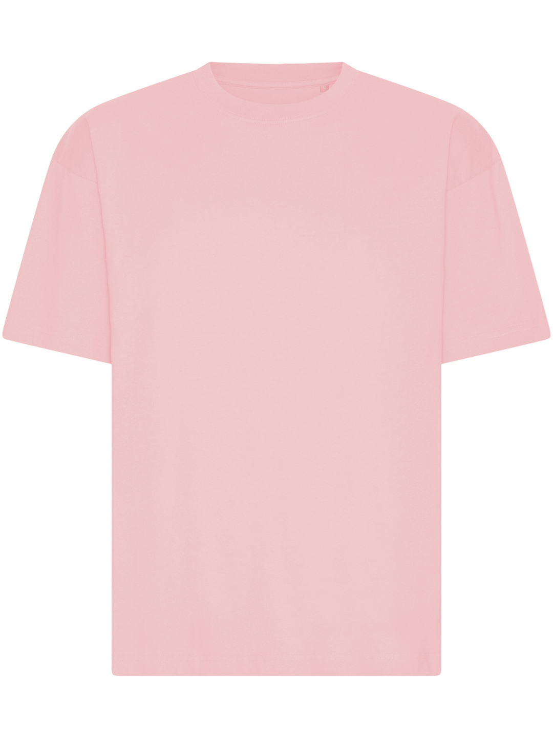 Oversize Boxfit Tee, Lyserød