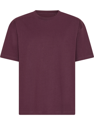 Oversize Boxfit Tee, Bordeaux