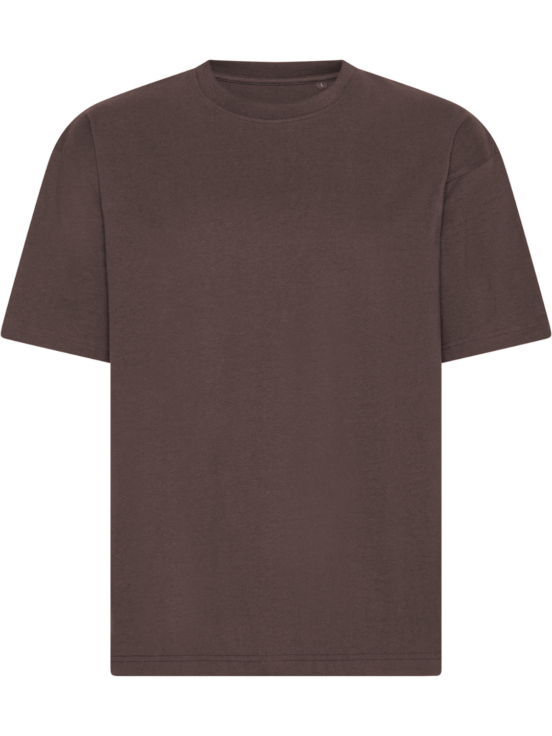 Oversize Boxfit Tee, Brun