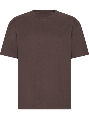 Oversize Boxfit Tee, Brun