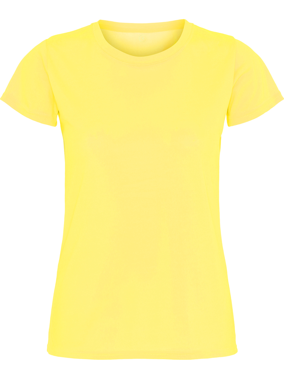 Trænings T-shirt Dame, Gul