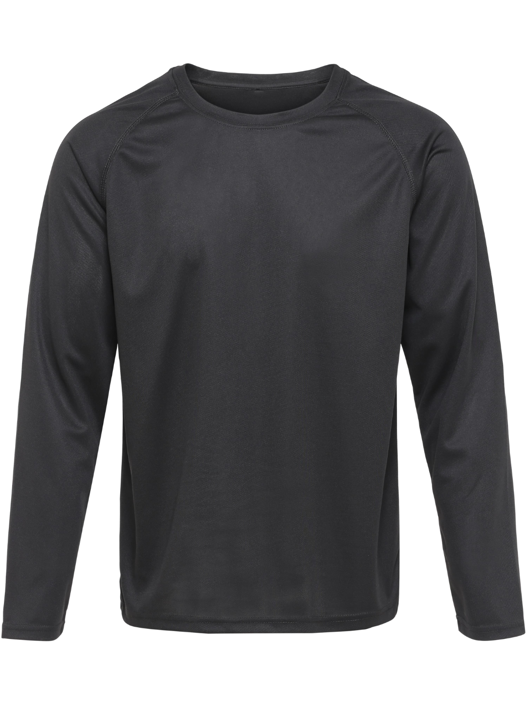 Langærmet Trænings T-shirt Herre, Sort