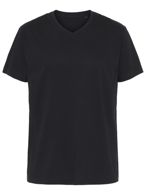 Comfort V-neck T-shirt Herre, Sort