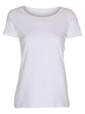 Lady Classic Tee, Hvid
