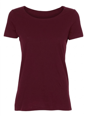 Lady Classic Tee, Bordeaux