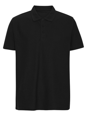 Classic Poloshirt Herre, Sort