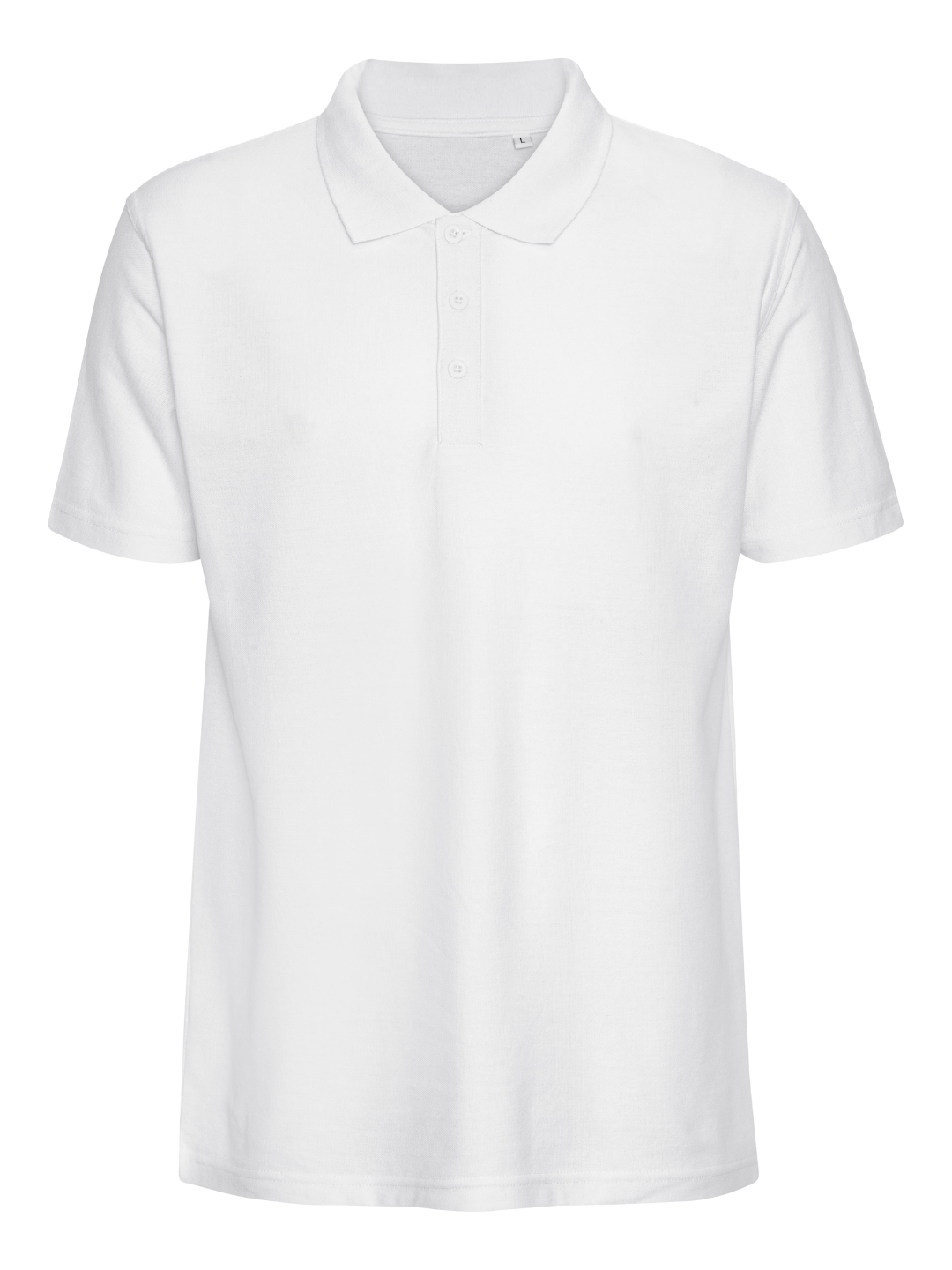 Classic Poloshirt Herre, Hvid