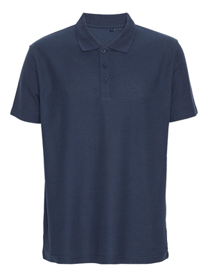 Classic Poloshirt Herre, Navyblå
