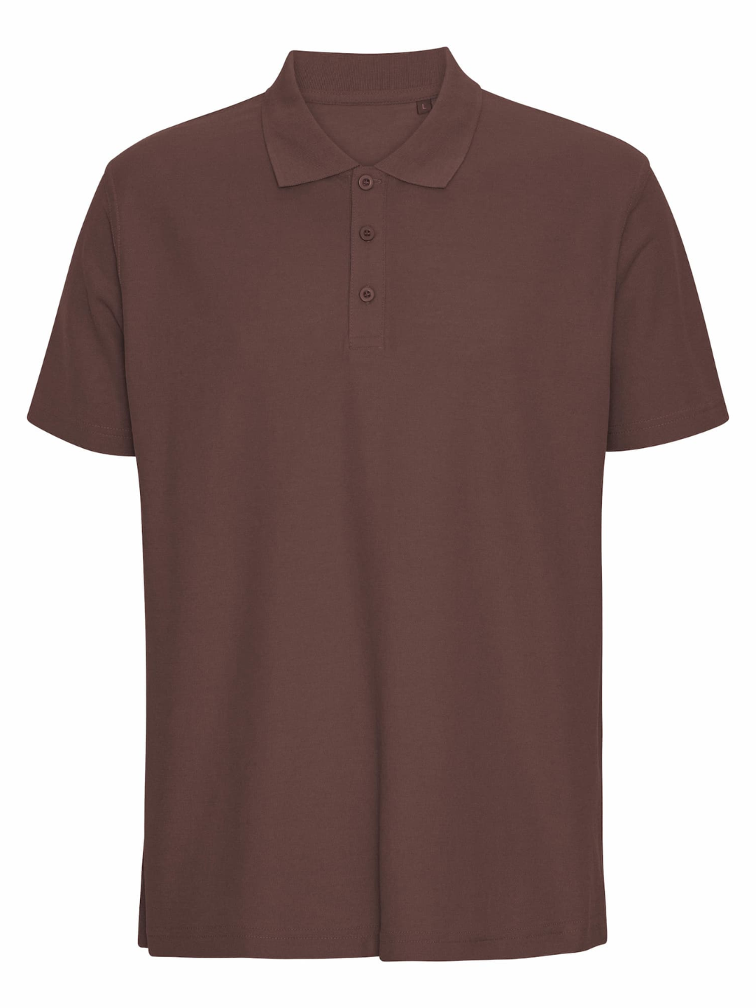 Classic Poloshirt Herre, Brun
