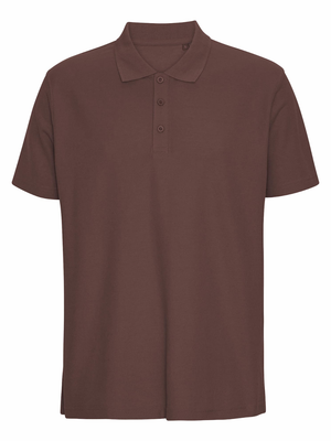 Classic Poloshirt Herre, Brun