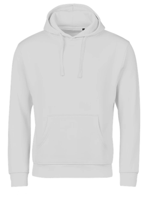 Casual Hoodie, Hvid
