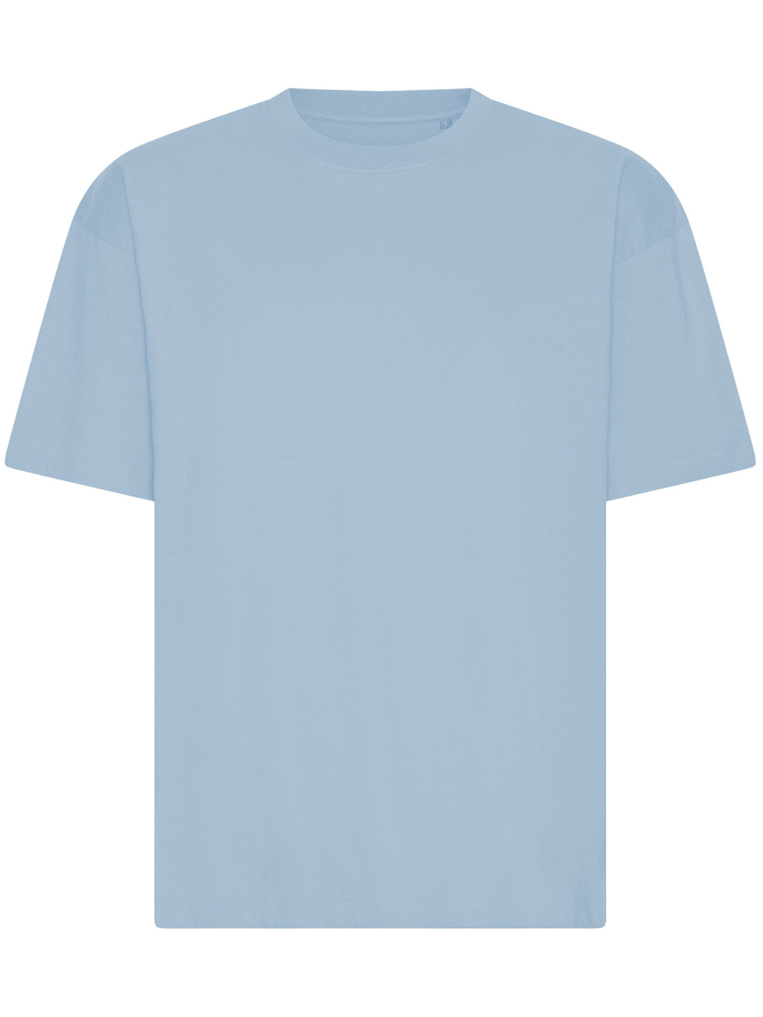 Oversize Boxfit Tee, Lyseblå