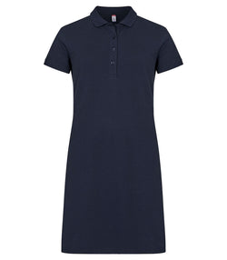 Marietta dame polo kjole, Dark navy - Clique 028277