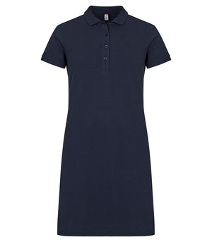 Marietta dame polo kjole, Dark navy - Clique 028277