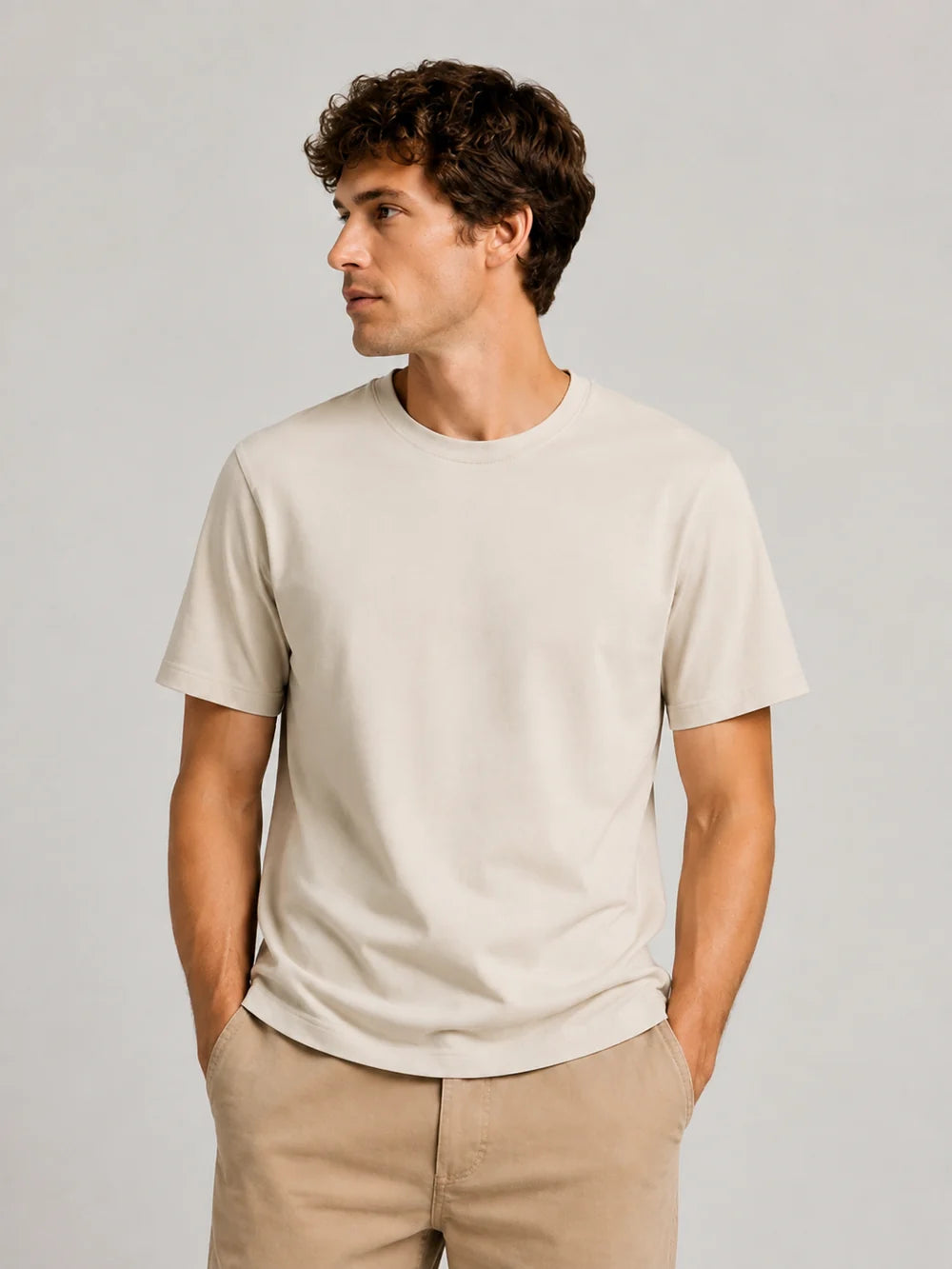 North ice organic t-shirt, String, Fat Moose FM3061
