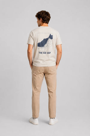 North ice organic t-shirt, String, Fat Moose FM3061