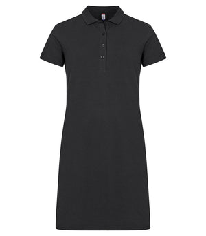 Marietta dame polo kjole, Sort - Clique 028277